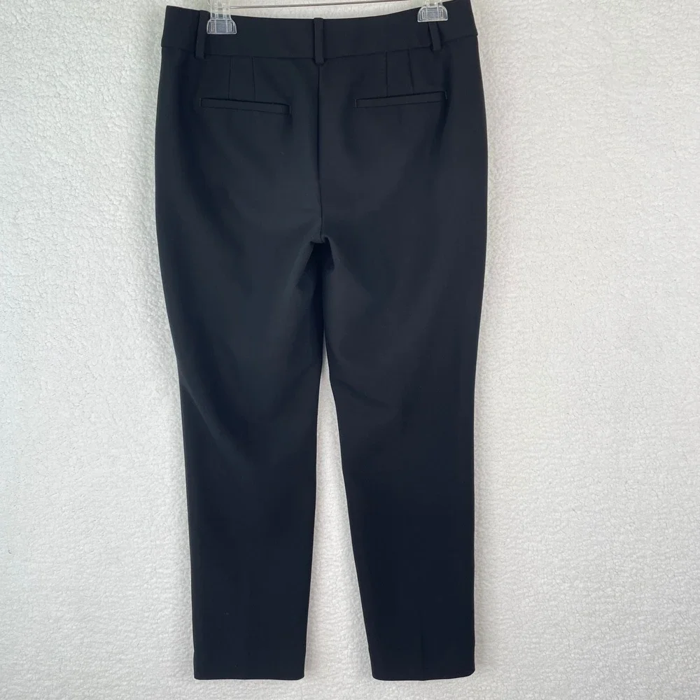 LOFT Curvy Slim Black Trousers Dress Pants Women Size 6 Professional Career
